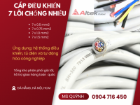 Cáp DVV 7x0.5, 7x0.75, 7x1.0, 7x1.5 Đà Nẵng, Hà Nội, Huế, Quảng Bình,Nghệ An, Thanh Hóa, Bắc ninh