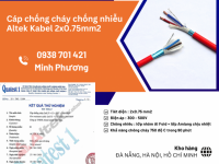 Cáp chống cháy chống nhiễu Altek Kabel 2x0.75mm2 phân phối Ninh Thuận, Vũng Tàu