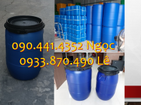 Vỏ thùng phi nhựa 30 lít ủ sữa chua, thùng phuy nhựa 50 lít đựng chất nhuộm vải 