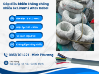 Cáp tín hiệu Altek Kabel không chống nhiễu 6x1.0mm2 Đà Nẵng, Bình Định, Gia Lai