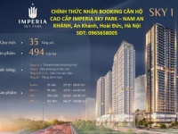 CHÍNH THỨC NHẬN BOOKING CĂN HỘ CAO CẤP IMPERIA SKY PARK – NAM AN KHÁNH, An Khánh, Hoài Đức, Hà Nội