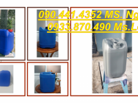 Cung cấp can nhựa 20l đựng chất tẩy rong rêu, can 25 lít màu xanh vuông 