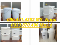 Xô nhựa 22 lít đựng dầu nhớt, thùng nhựa 30 lít tròn đựng sơn nội thất 