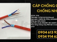 Cáp chống cháy chống nhiễu 2x1.5 Altek Kabel