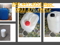 Can nhựa chứa 25 lít thuốc nhuộm, can nhựa 30L đựng chất tẩy rửa máy móc 