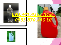 Can nhựa 5 lít đựng nước rửa chén công nghiệp, can nhựa 2 lít đựng chất chống đông