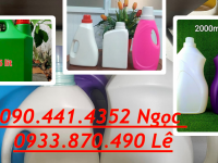 Can nhựa 5 lít đựng nước rửa chén công nghiệp, can nhựa 2 lít đựng chất chống đông