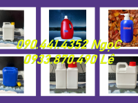 Can nhựa chứa chất lỏng 0.5 lít, can nhựa vuông 500ml đựng oxy già