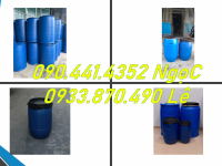 Thùng phuy nhựa 220 lít đựng hóa chất, vỏ thùng phuy nhựa chất nhuộm dệt giày dép 
