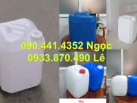 Thùng nhựa 30 lít vuông đựng cồn, sx can nhựa 25 lít đựng hoá chất, can nhựa 20 lít đựng phân bón 