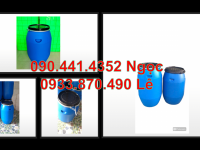 Xả kho thùng phuy nhựa 220 lít đựng hoá chất nắp kín 300 cái, mới 100%, giá thấp nhất thị trường