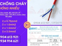 Cáp chống cháy báo cháy PCCC Altek Kabel 2x0.75/2x1.0/2x1.5/2x2.5