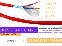 Cáp chống cháy báo cháy PCCC Altek Kabel 2x0.75/2x1.0/2x1.5/2x2.5