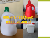 Can nhựa 0.5 lít đựng hóa chất sửa xe máy, can nhưa 1 lít đựng chất rửa động cơ 