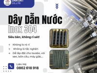  Dây Dẫn Nước Bằng Inox, Dây Cấp Nước Inox 304, Dây Dẫn Nước Inox Chịu Nhiệt