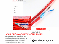Cáp chống cháy chống nhiễu FR2x0.75, 2x1.0, 2x1.5, 2x2.5  Altek Kabel 