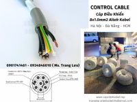 Cáp điều khiển 8 lõi có sẵn Đà Nẵng, Nghệ An, Hà Tĩnh, Huế