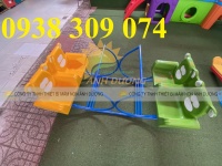Bập bênh 4 ghế gấu,bập bênh 2 con giống,bập bênh đế cong