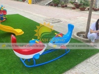 Bập bênh 4 ghế gấu,bập bênh 2 con giống,bập bênh đế cong