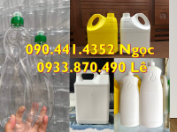Can nhựa 1 lít đựng chất làm nhám, can nhựa 5 lít đựng gel chống dính