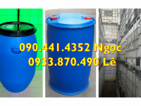 Mua thùng phuy nhựa 120 lít đựng dầu lửa, thùng phuy nhựa 60 lít đựng dầu thô 