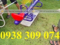 Bập bênh lò xo ngoài trời trẻ em, bập bênh đòn ngoài trời