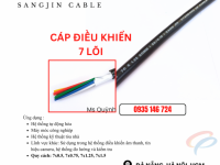 Cáp sangjin 7x0.5, 7x0.75, 7x1.25, 7x1.5 Sài Gòn, hồ Chí Minh, Bình Dương