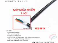 Cáp sangjin 7x0.5, 7x0.75, 7x1.25, 7x1.5 Sài Gòn, hồ Chí Minh, Bình Dương