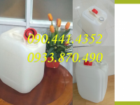Can nhựa 10 lít đựng hóa chất xuất khẩu, thùng nhựa 20 lít đựng bazơ 