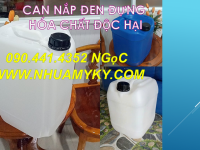 Can nhựa 25 lít đựng hóa chất thí nghiệm trong trường học, bệnh viện