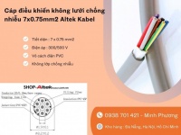 Cáp tín hiệu không lưới Altek Kabel 7x0.75mm2 kho tại Đà Nẵng, Hà Nội, Hồ Chí Minh