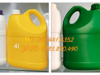 Can nhựa 5 lít đựng chất tẩy thông dụng, can nhựa 2 lít đựng chất thông cống 