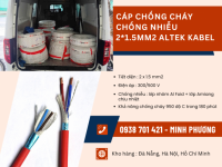 Cáp chống cháy chống nhiễu 2x1.5mm2 Altek Kabel giao ngay Hà Nội, Nam Định
