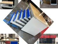 Bàn thao tác KT: 1500Wx750Dx850Hmm