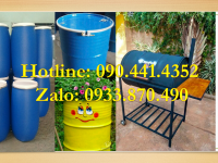 Thùng phuy sắt đựng chất dễ bốc cháy, thùng phuy sắt đựng nhiên liệu 