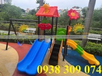 Cầu trượt liên hoàn xích đu ngoài trời nhập khẩu giá rẻ