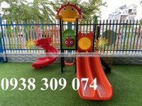 Cầu trượt liên hoàn xích đu ngoài trời nhập khẩu giá rẻ