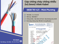 Cáp chống cháy chống nhiễu 2x2.5mm2 Altek Kabel – Giá tốt cho công trình điện