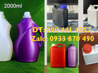 Can 1 lít tròn đựng tá dược, can nhựa 2 lít đựng hóa chất xét nghiệm 