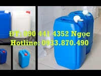 Bán can nhựa 30 lít màu trắng, can nhựa 20 lít màu đen chống uv 