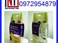 In túi đựng gạo 5kg giá rẻ, túi đựng gạo 5kg PA/PE