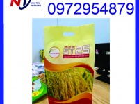 In túi đựng gạo 5kg giá rẻ, túi đựng gạo 5kg PA/PE