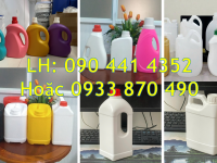 Can 1 lít đựng hóa chất tại Q12, can nhựa 5 lít đóng gói hàng hóa xuất khẩu 