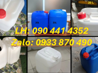 Can nhựa 30 lít dày chịu nhiệt, can nhựa 25 lít đưng chất thông cống nước 