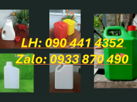 Ở đây sx can nhựa 1 lít đựng nhớt động cơ, can nhựa 0.5 lít đựng xăng sinh học 