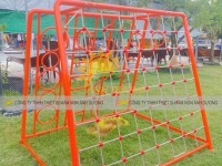 Thang leo dây trẻ em bằng sắt AD,thang leo vận động mầm non