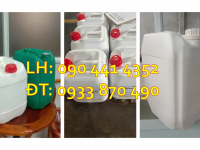 Can nhựa 10 lít giá sỉ, sx can nhựa 20 lít đựng hóa chất ngành thủy sản 