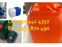 Can nhựa 10 lít giá sỉ, sx can nhựa 20 lít đựng hóa chất ngành thủy sản 