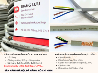  Cáp điều khiển 4 lõi chống nhiễu/ không chống nhiễu - Altek Kabel