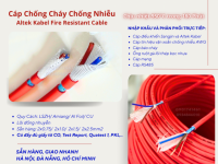 Cáp chống cháy chống nhiễu 2x0.75/2x1.0/2x1.5/2x2.5 - Altek Kabel